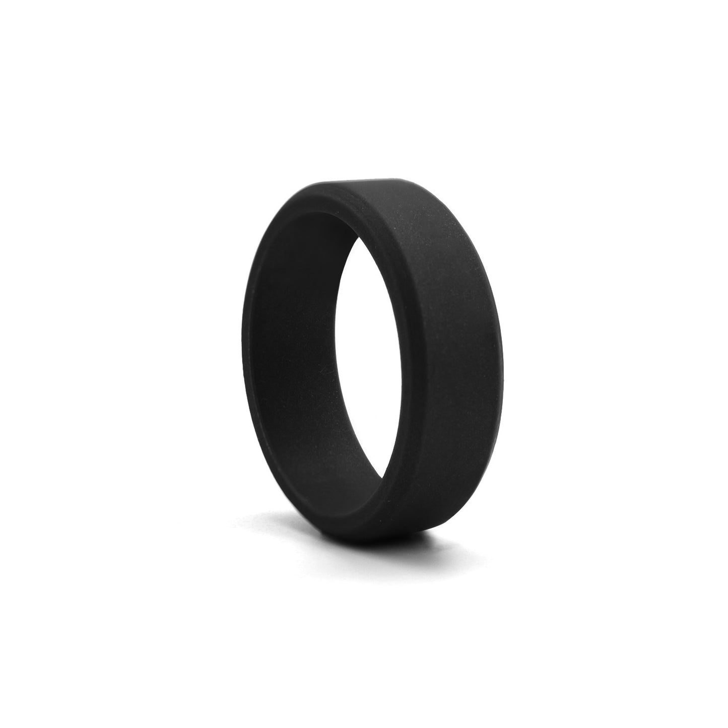 Men's Beveled Silica Gel Outdoor Sports Rings