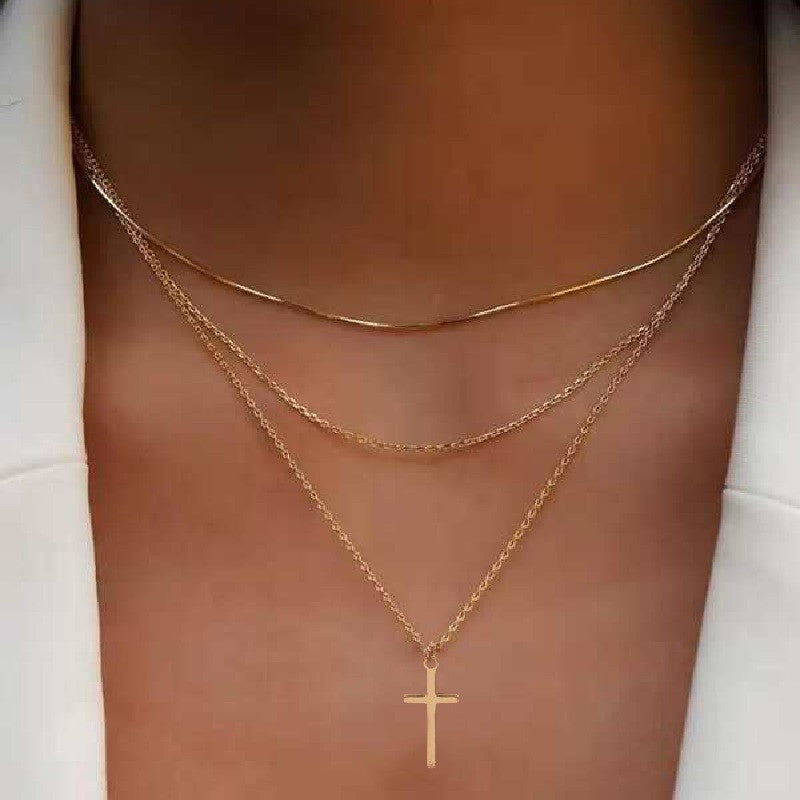 Women's Retro Affordable Luxury Niche Chain Set Simple Necklaces