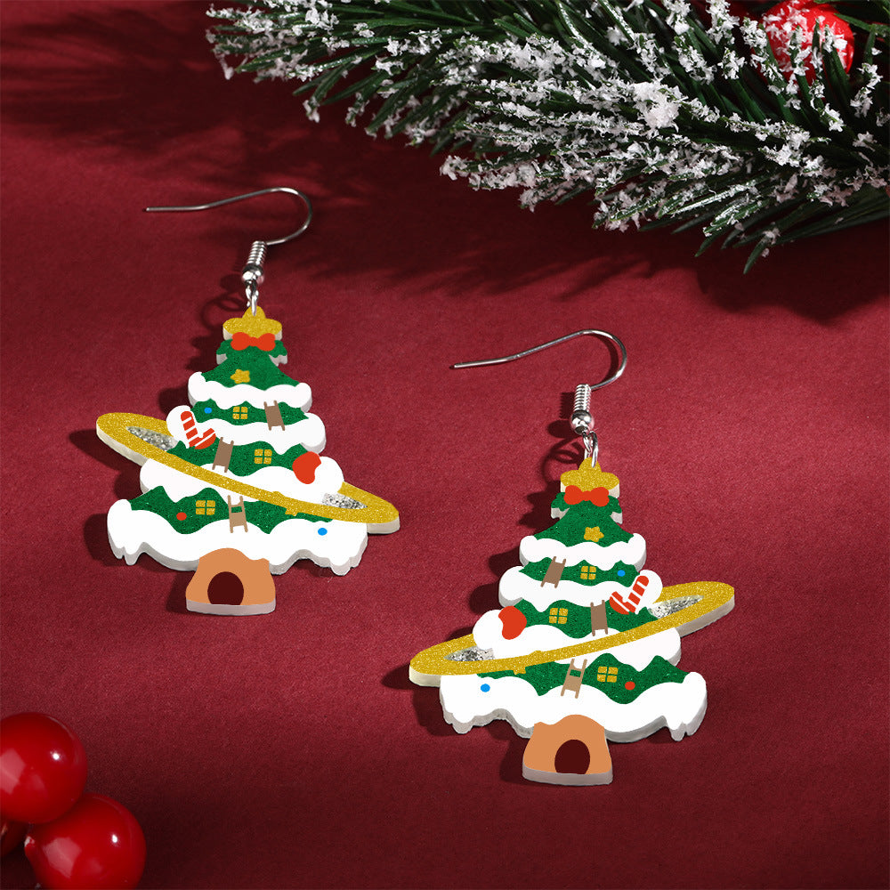 Fully Managed Environmental Protection Acrylic Personalized Earrings