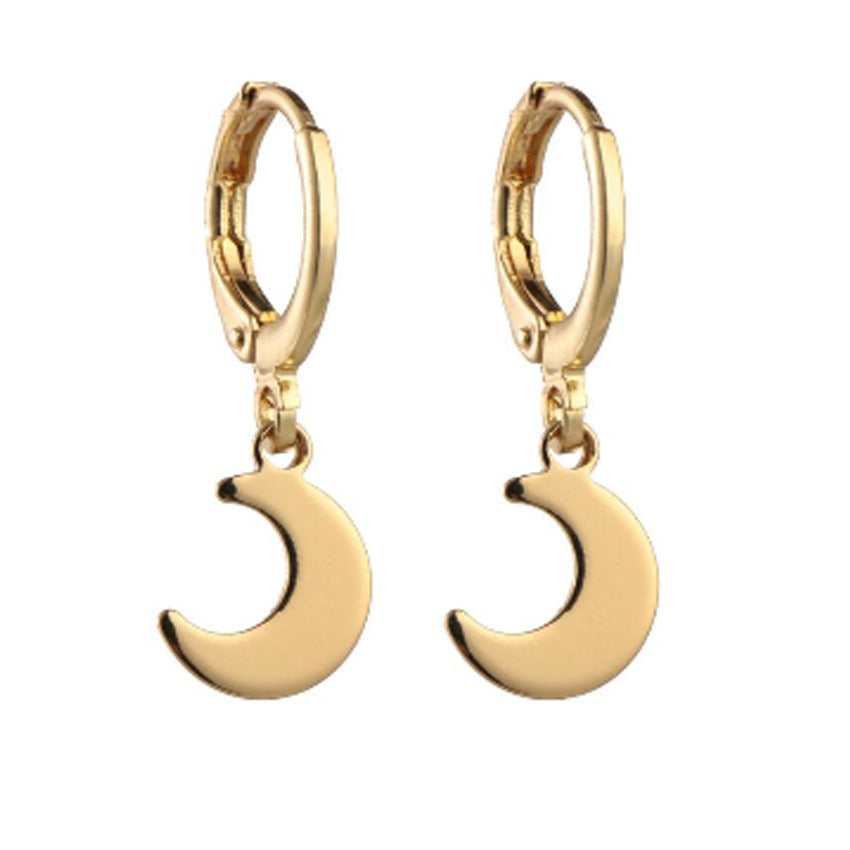 Women's Pearl Zircon Temperament Geometric Pieces Suit Earrings