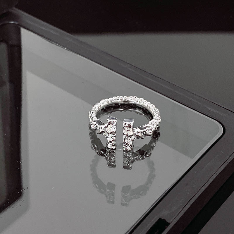 Saturn Open Female Temperamental Cold Style Rings