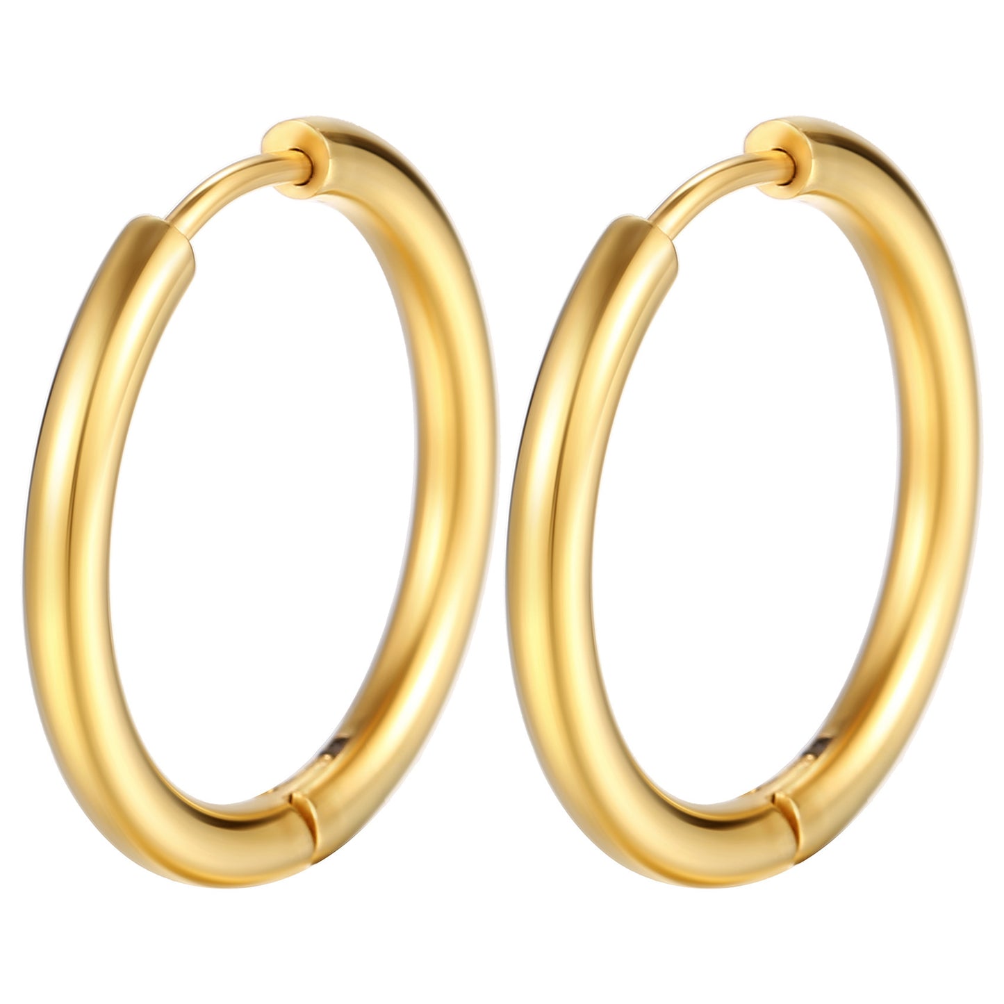 Steel Titanium Ear Clip Trendy Jewelry Earrings
