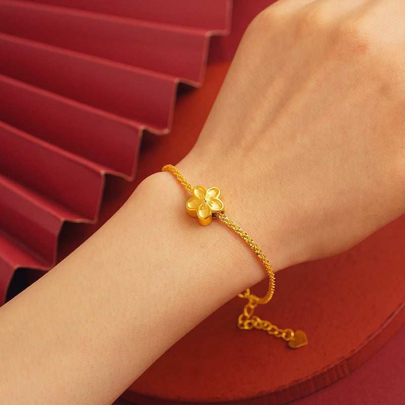 Bow Simulation Brass Decoration Vietnam Alluvial Gold Pendants