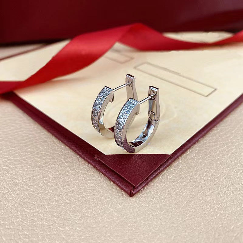 Horseshoe Trendy No Rhinestone Embed Full Rings