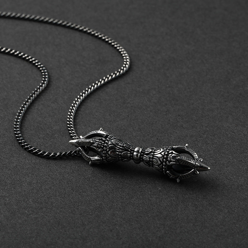 Women's & Men's Chiba Retro Vajra Thai Sier Lovers Pendants