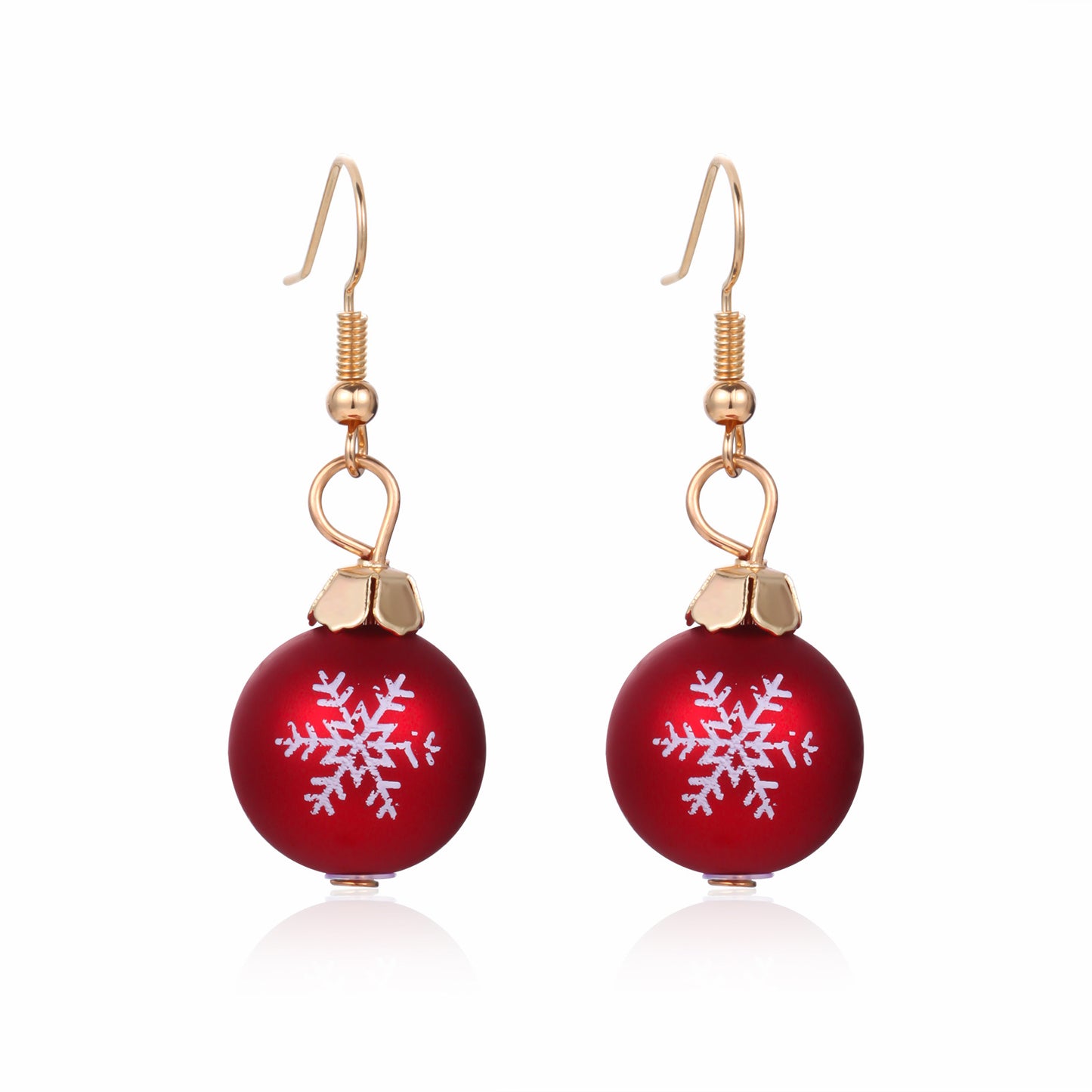 Christmas Female Creative Fashion Dripping Oil Tree Earrings