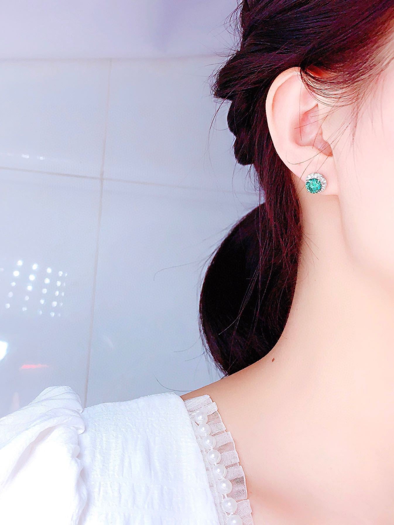 Women's Streaming Drainage Welfare High Carbon Diamond Imitation Maldives Rings