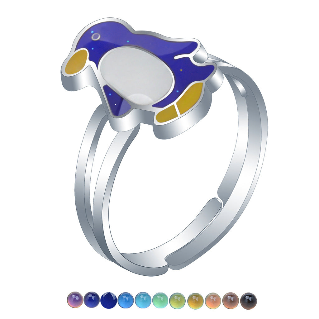 Women's Design Simple Princess Cartoon Cute Animal Rings