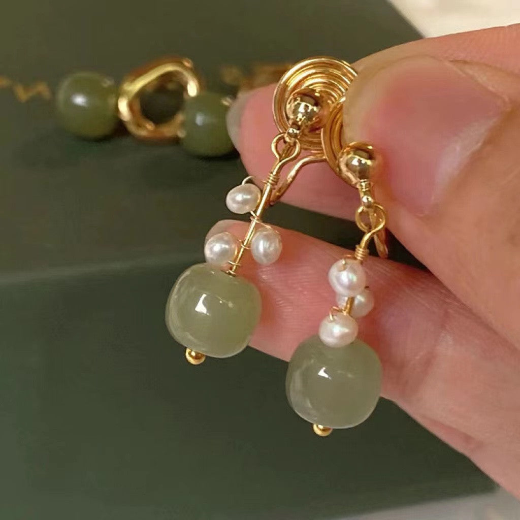 Chinese Style Simple Design Ear Unique Earrings