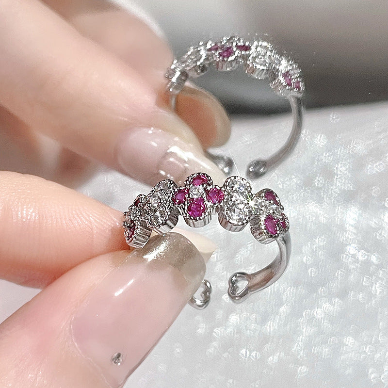 Wind High Sense Personalized Fashionable Twin Rings