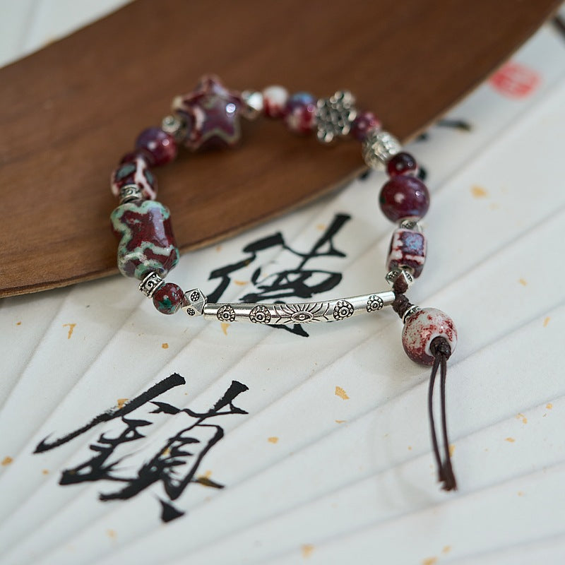 Women's Ceramic Niche High-grade National Style Chinese Bracelets
