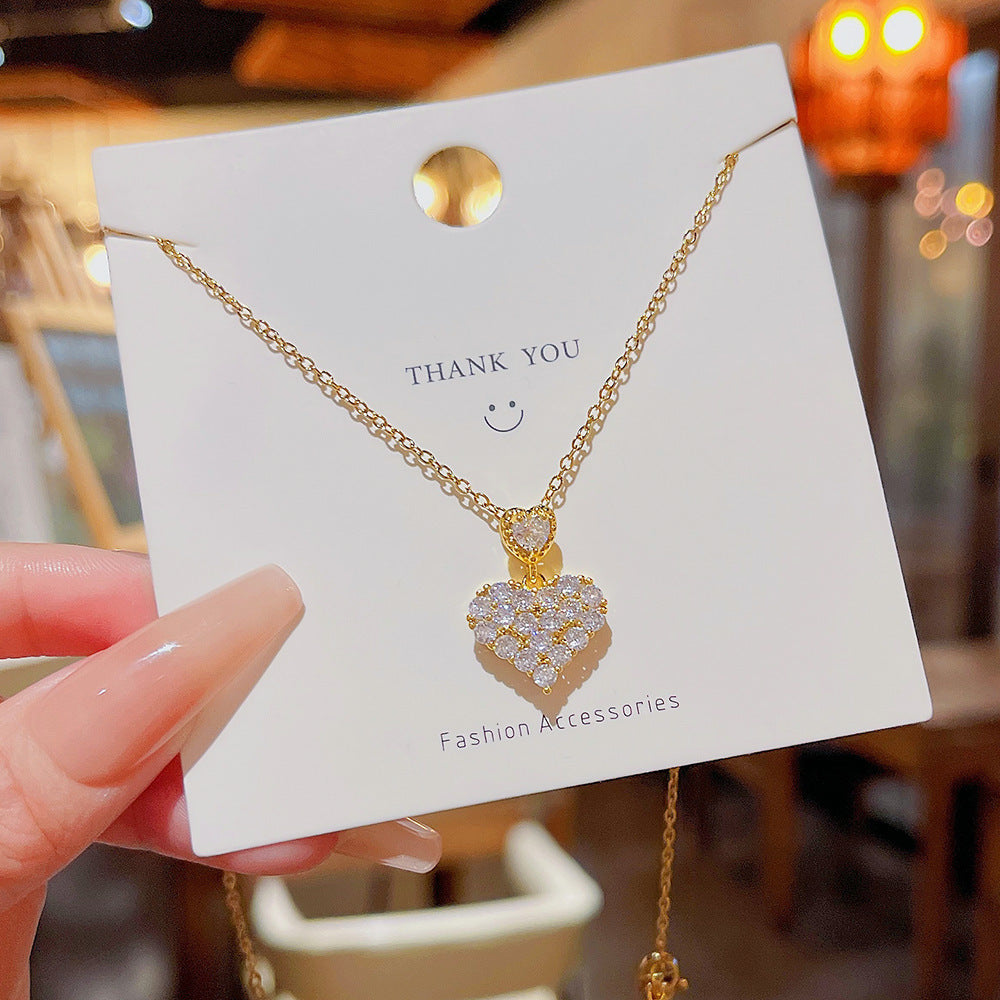 Women's Versatile High-grade Zircon Light Luxury Minority Necklaces