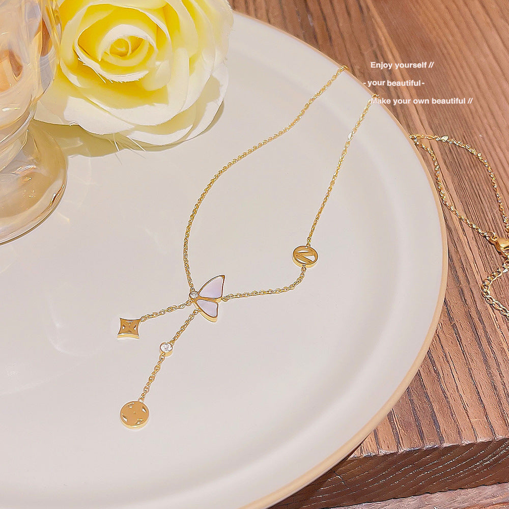 Women's Versatile High-grade Zircon Light Luxury Minority Necklaces