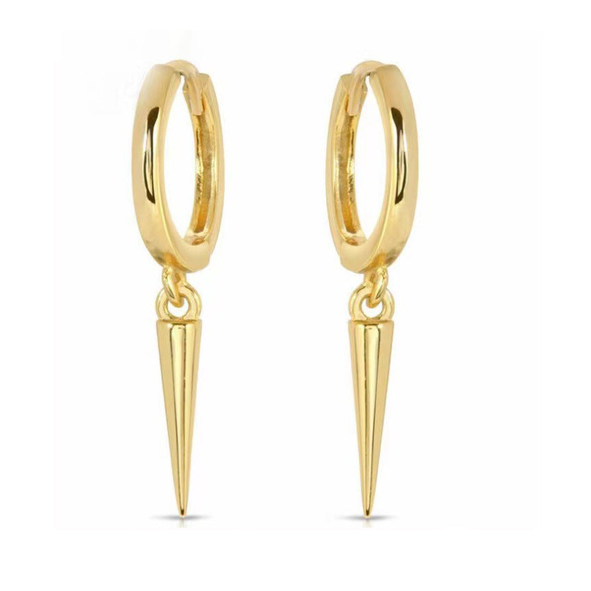 Women's Pearl Zircon Temperament Geometric Pieces Suit Earrings