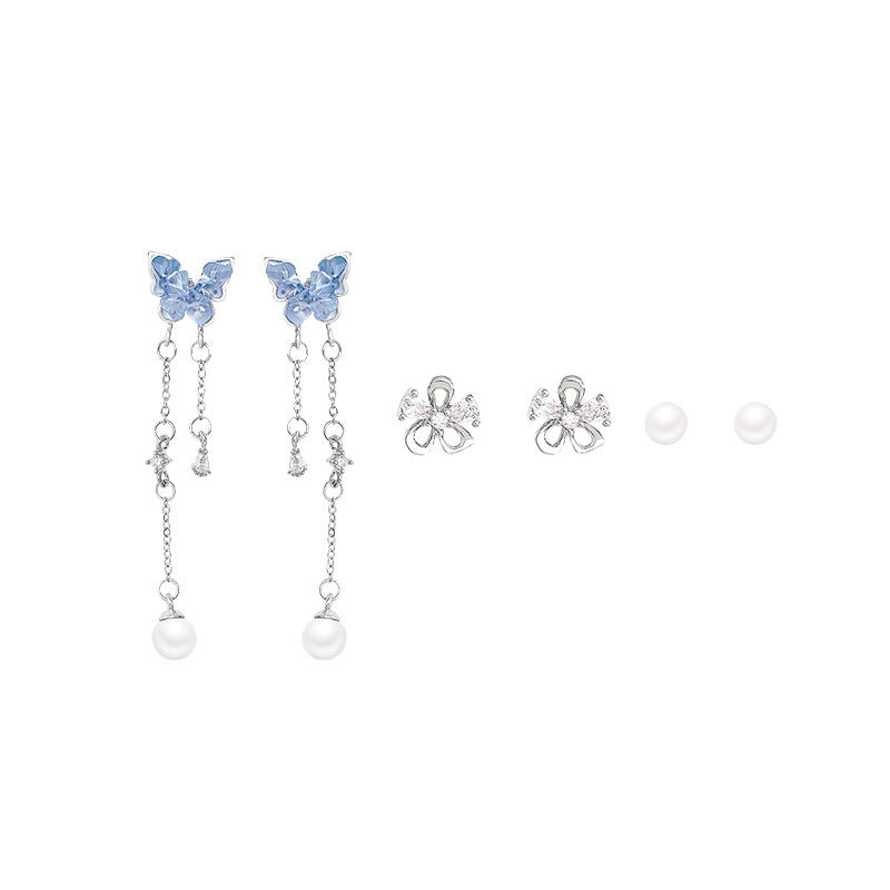 Women's Long Tassel Exquisite High Sense Temperament Earrings