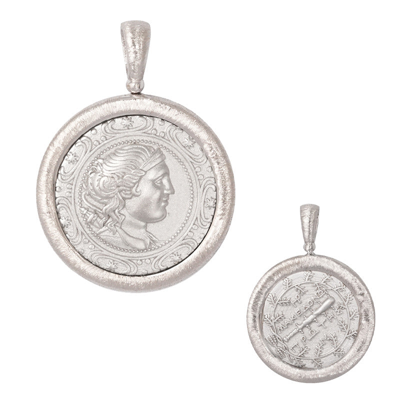 Coin Sterling Sier Single Without Chain Pendants