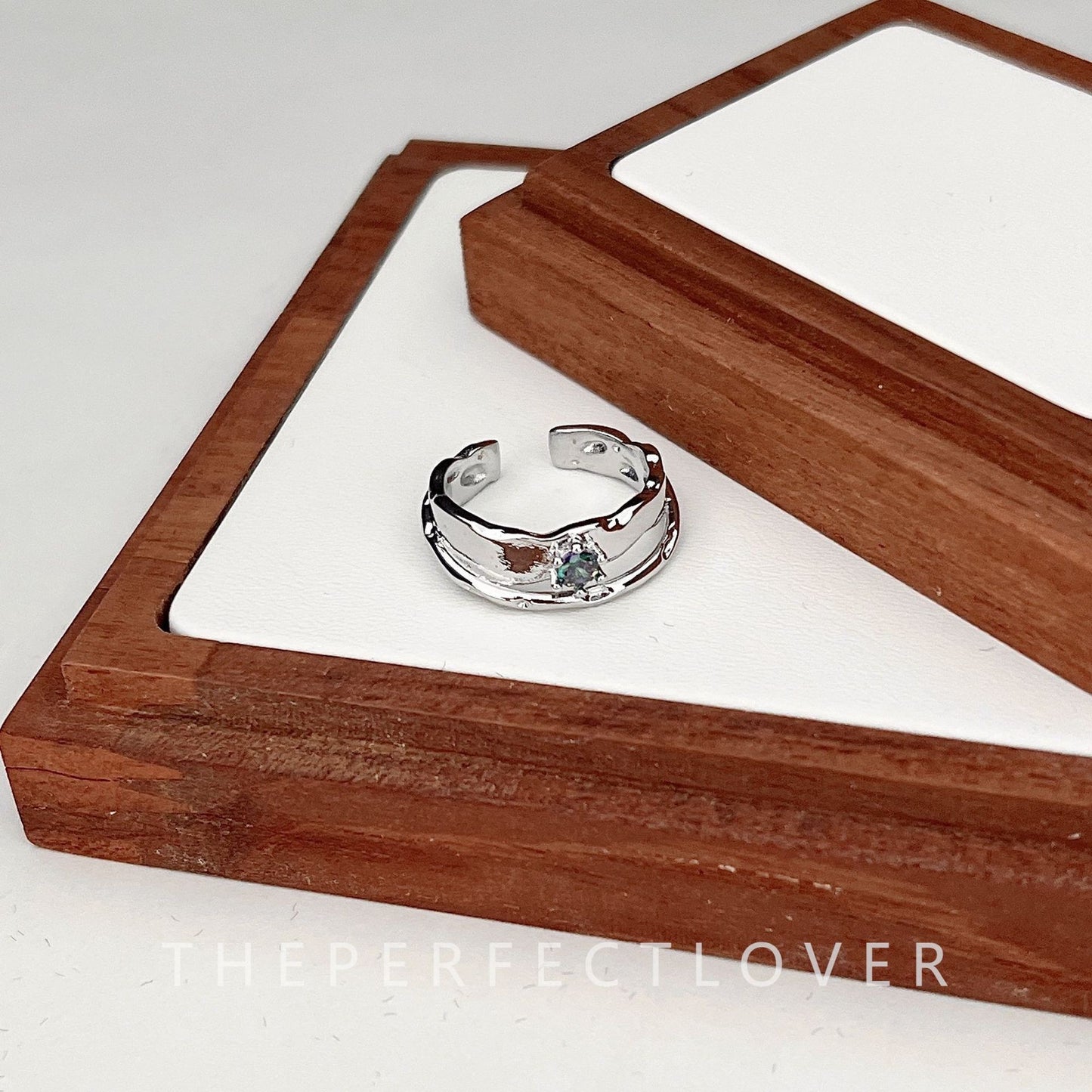 Style Geometric Heart Shape Opening Affordable Luxury Rings
