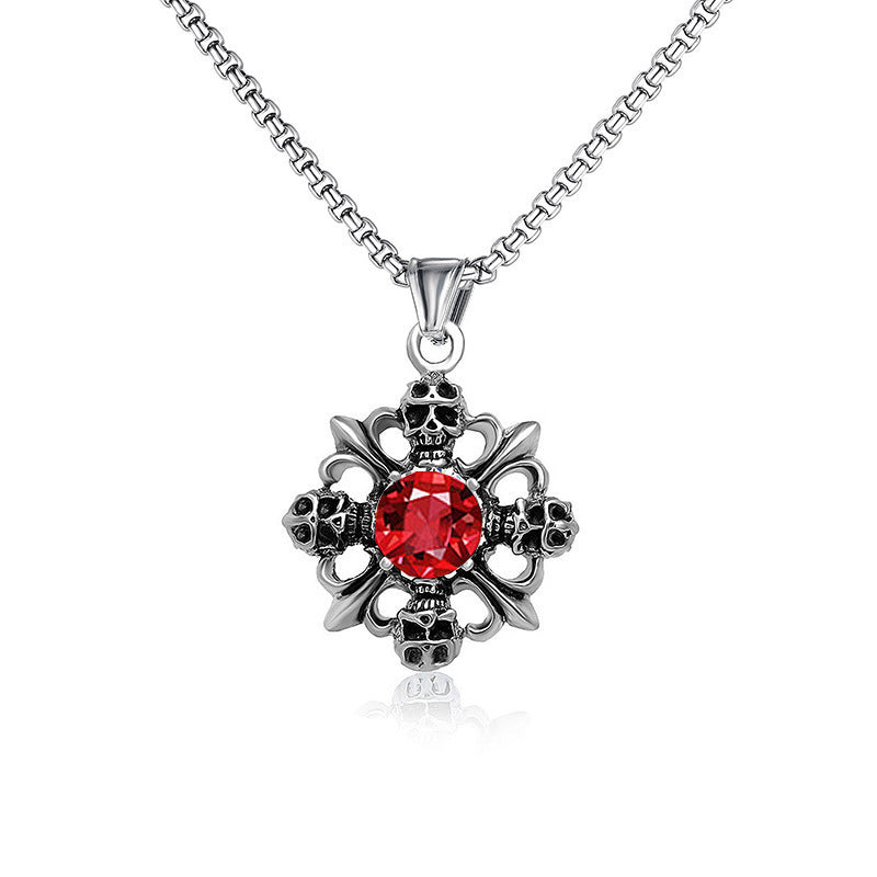 Men's Ornament Titanium Steel Motorcycle Trendy Vintage Necklaces