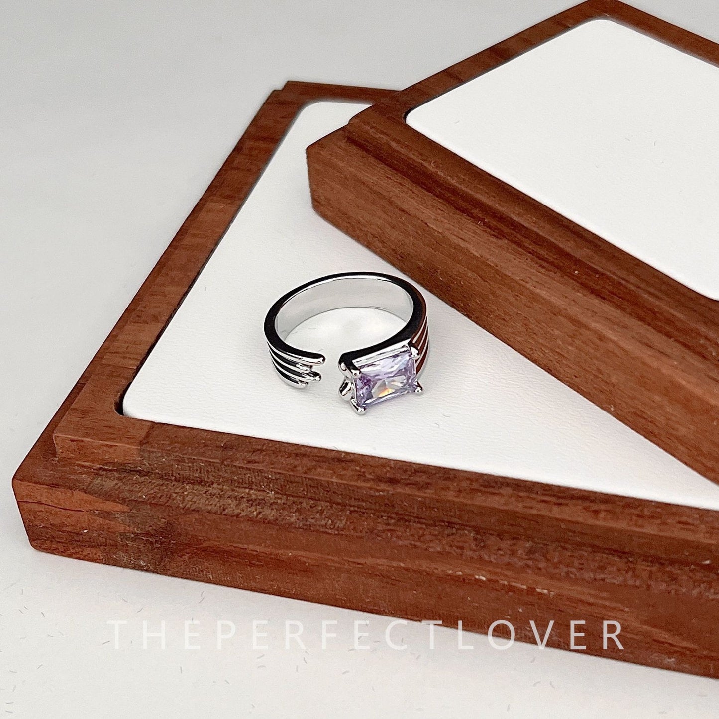 Style Geometric Heart Shape Opening Affordable Luxury Rings