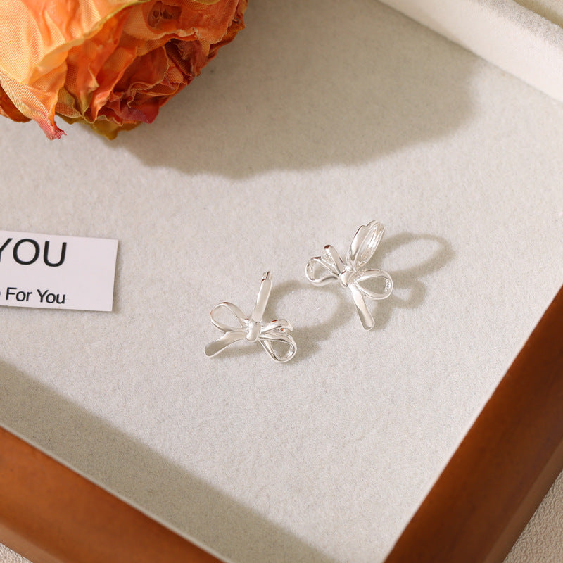 Minority Unique Sweet Bow Ear Clip Earrings