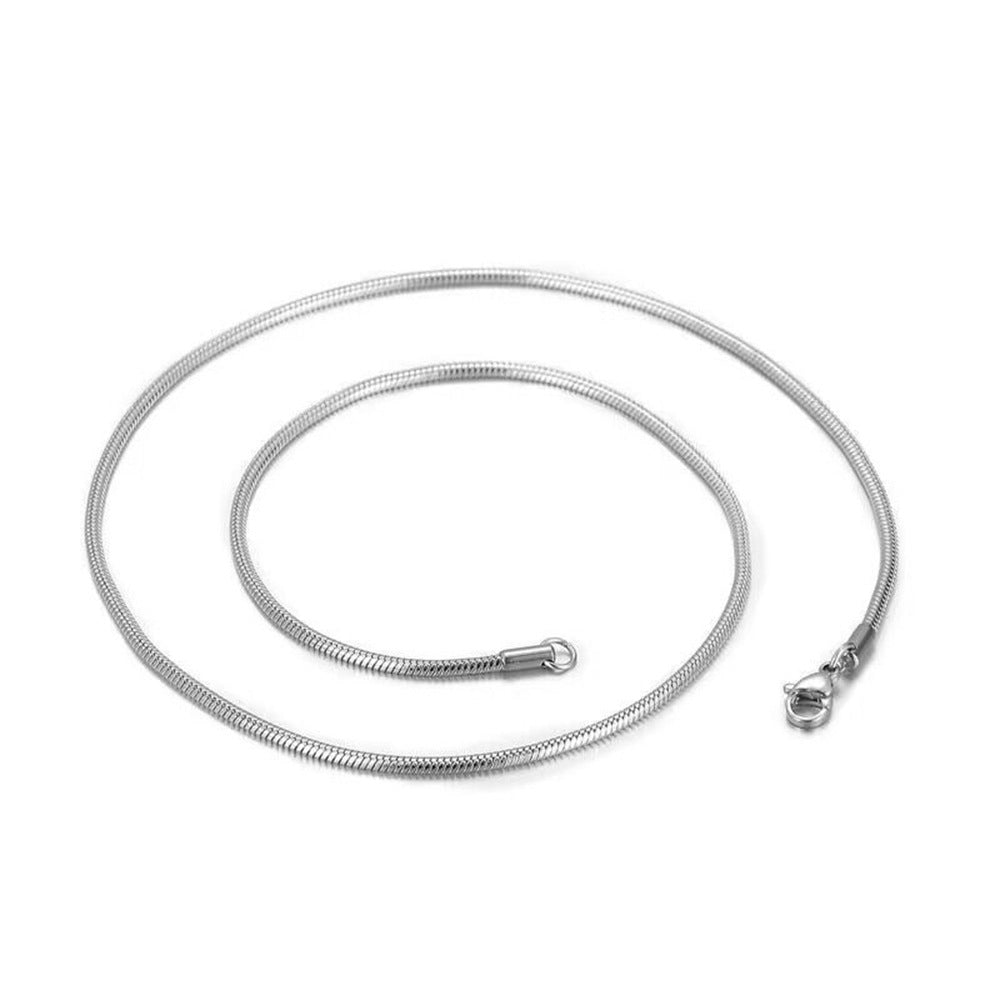 Steel Female Clavicle Chain Choker Snake Bones Necklaces