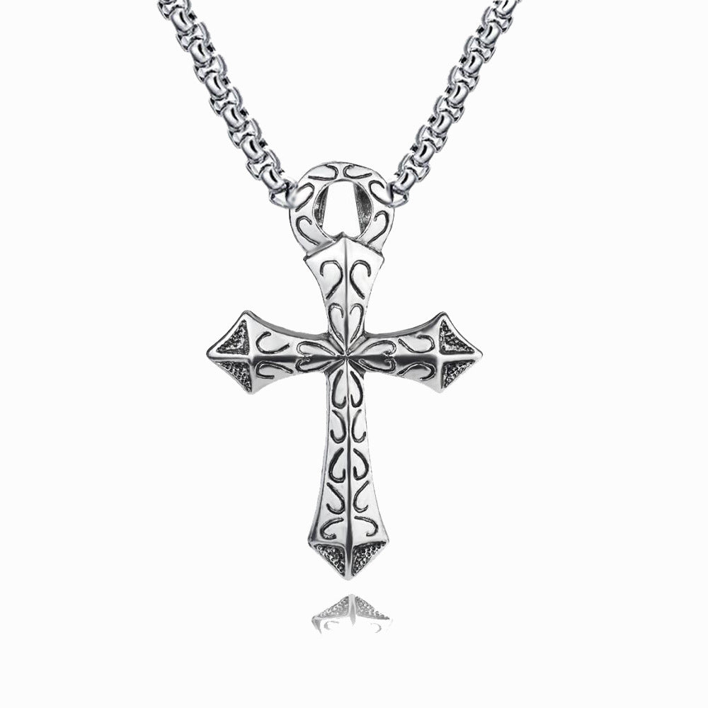 Men's Ornament Titanium Steel Motorcycle Trendy Vintage Necklaces