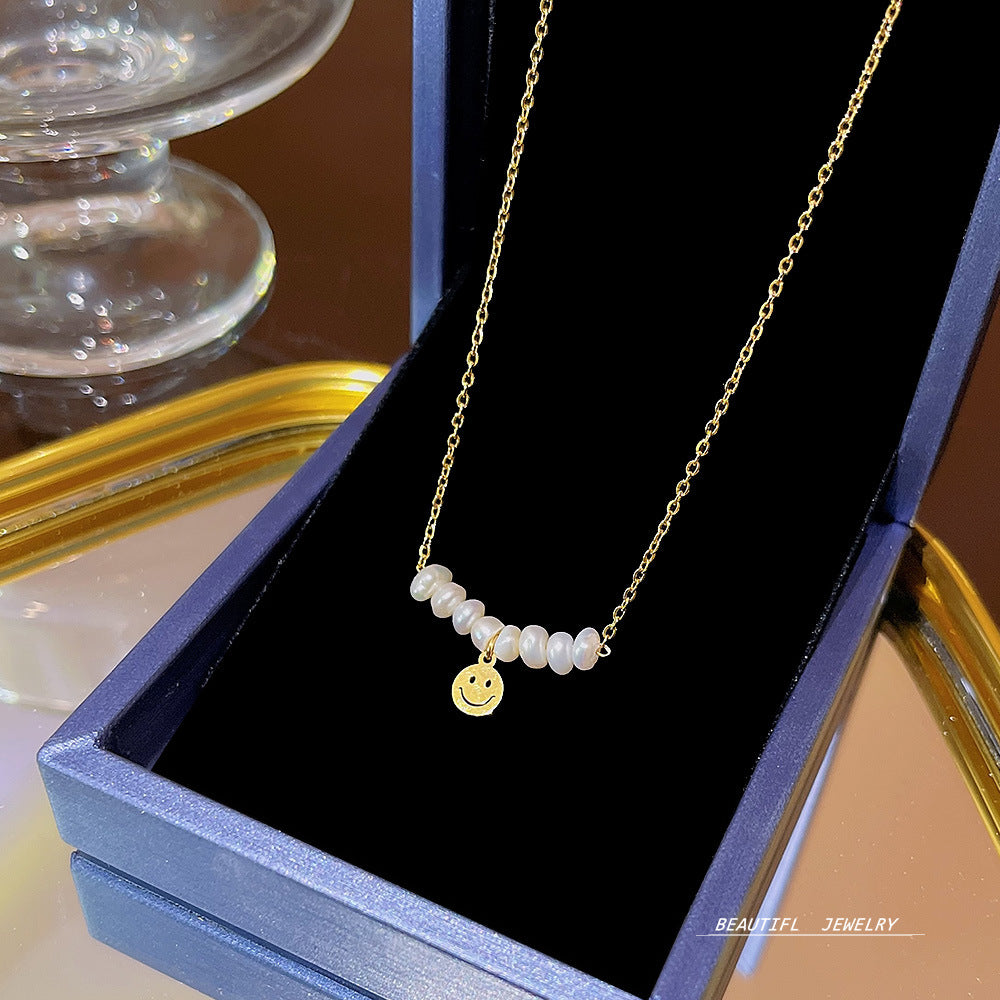 Women's Bow Zircon Clavicle Chain Titanium Steel Necklaces