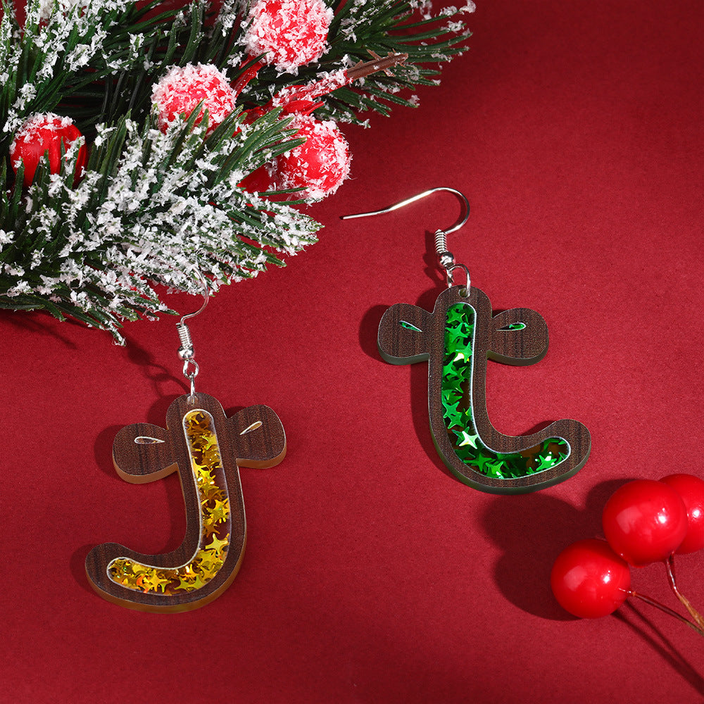 Fully Managed Environmental Protection Acrylic Personalized Earrings