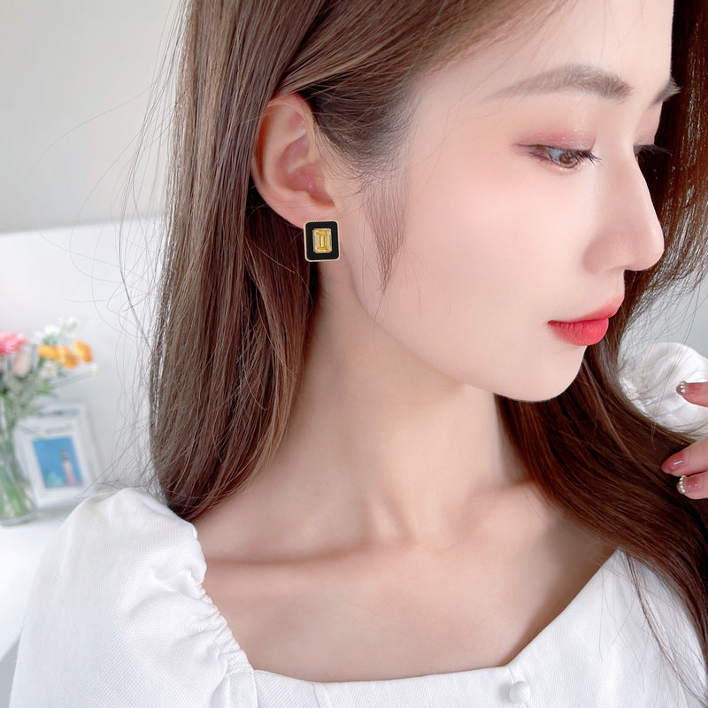 Needle French Minority Temperament Style Fashion Earrings