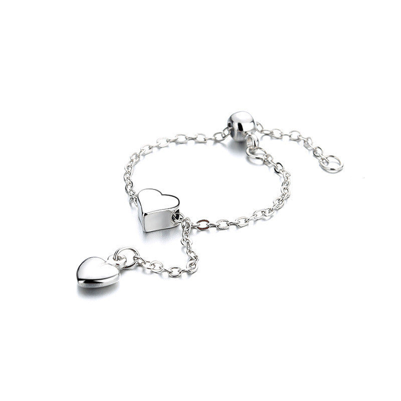 Women's Love Chain Pull Fashion Design Tassel Rings