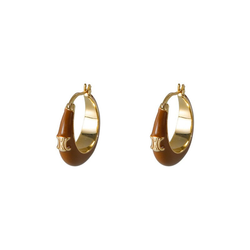 Women's Design High Sense Simple Graceful Letters Earrings