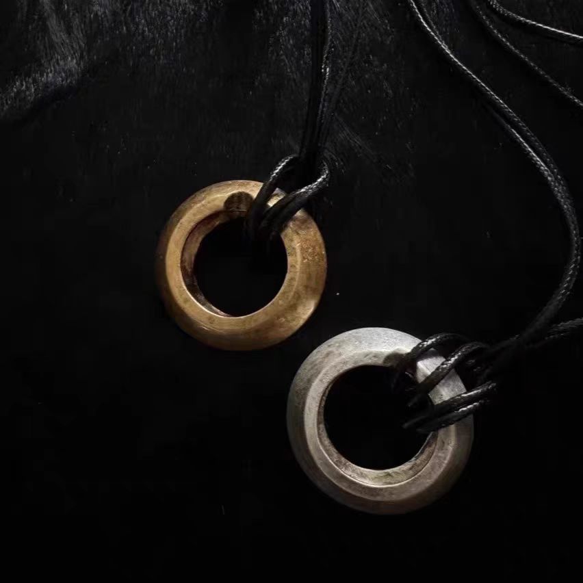 Chain Double Rope Wheel High Ladies Long Pendants