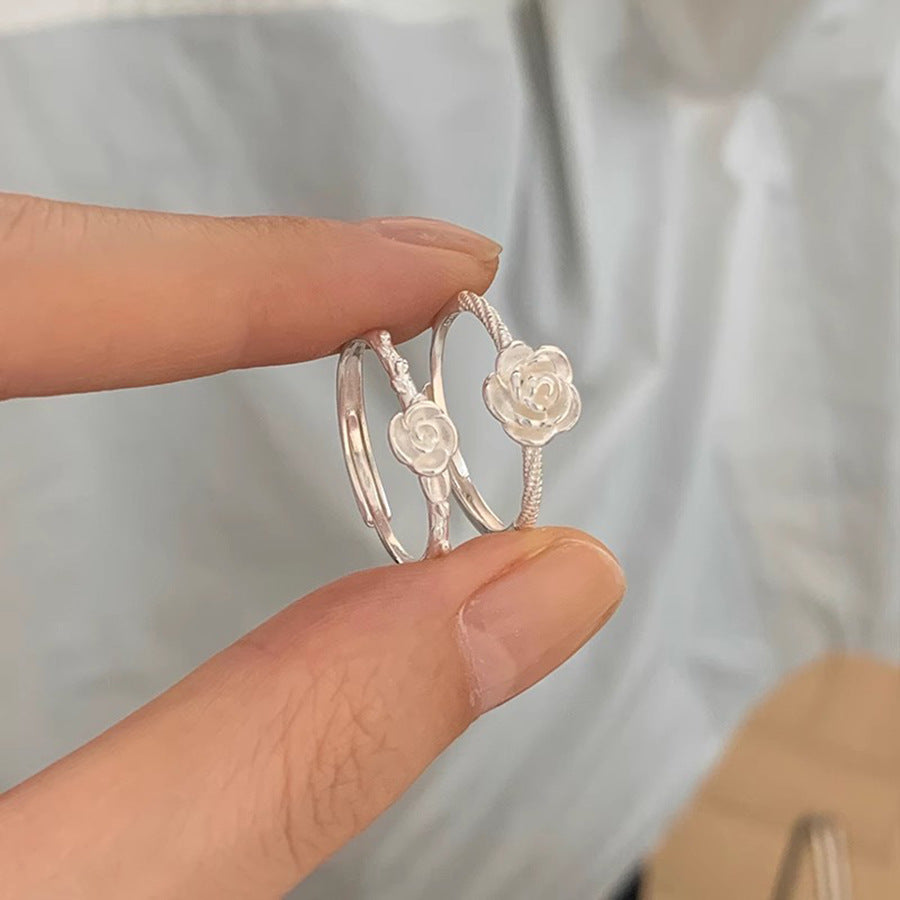 Women's Small Flower For Everyday Joker Casual Fashion Rings