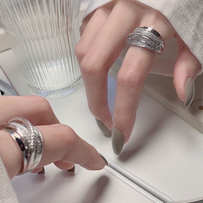 Women's For Braiding Affordable Luxury Fashion High Sense Rings