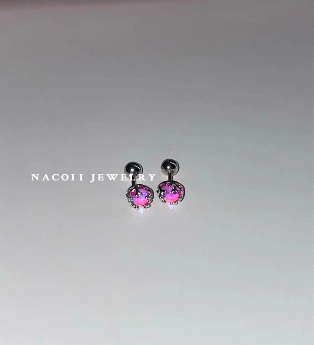 Women's Small Mori Ear Bone Pin Sleeping Earrings