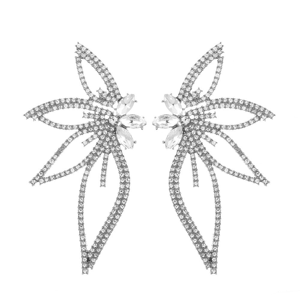 Texture Sense Maple Leaf Female Red Rings