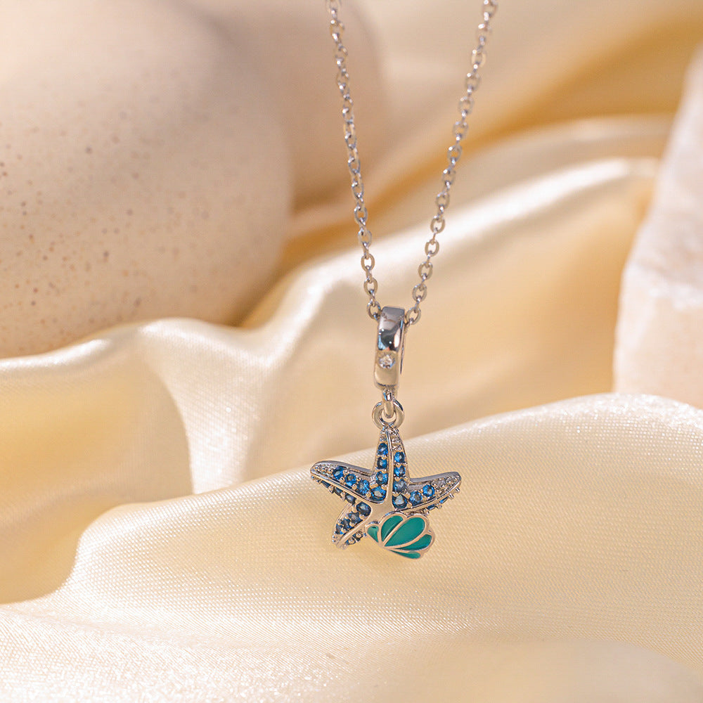 Women's Temperament Full Zirconium Micro Inlay Simple Pendants