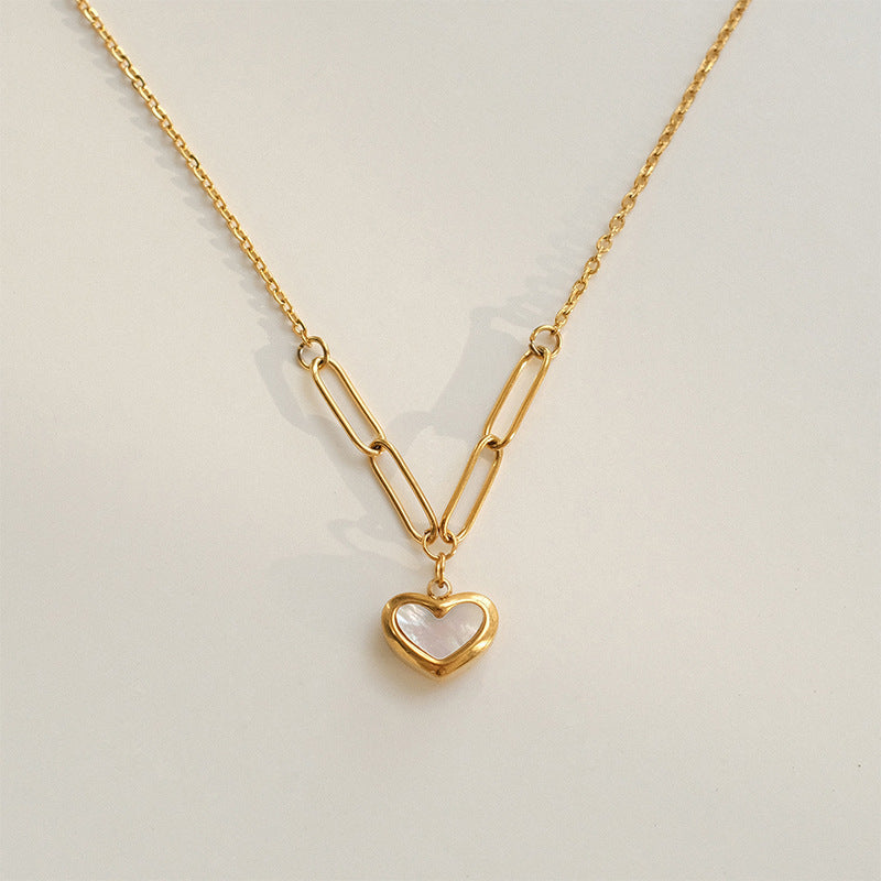 Women's Butterfly Bead Love Plane Rose Letter Square Necklaces