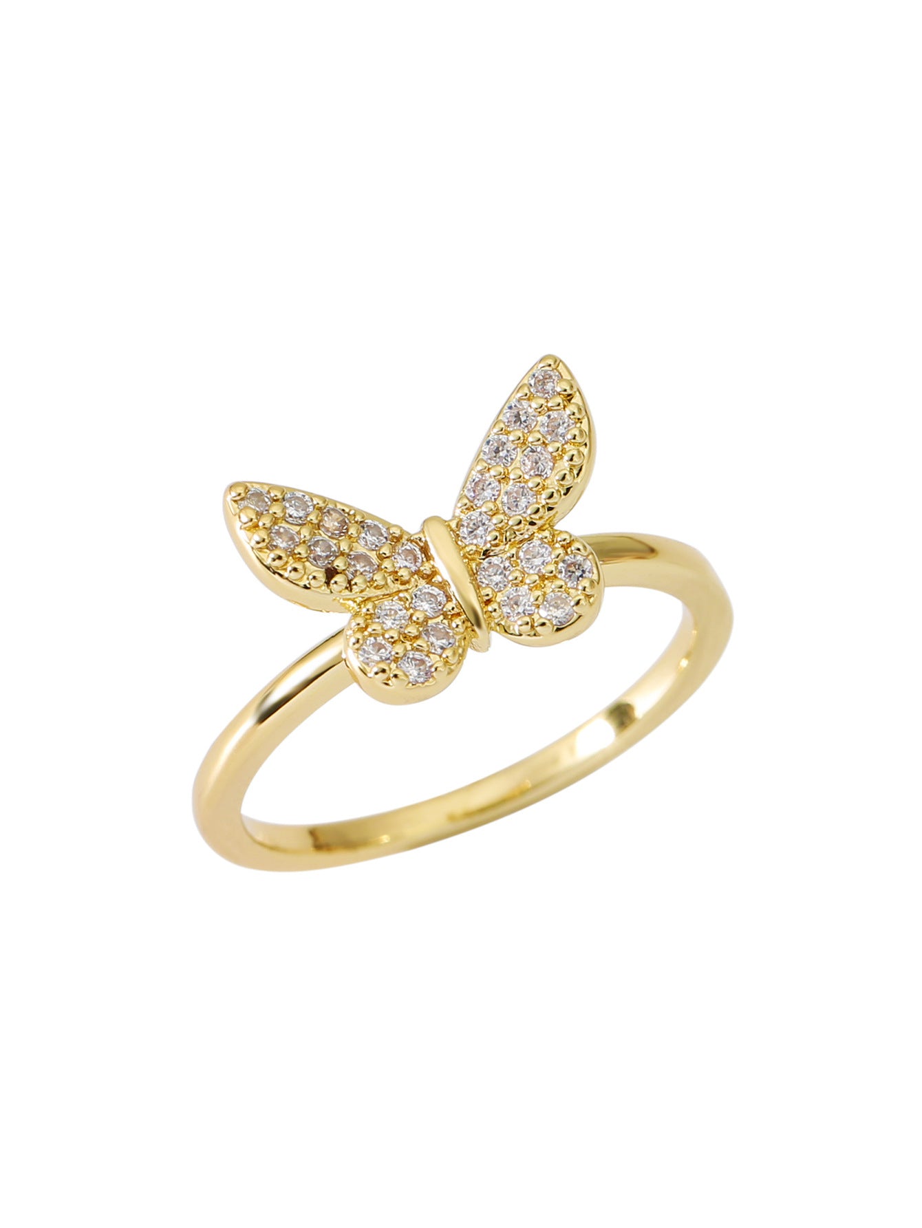 Butterfly Personalized Cold Style Advanced Design Sense Rings