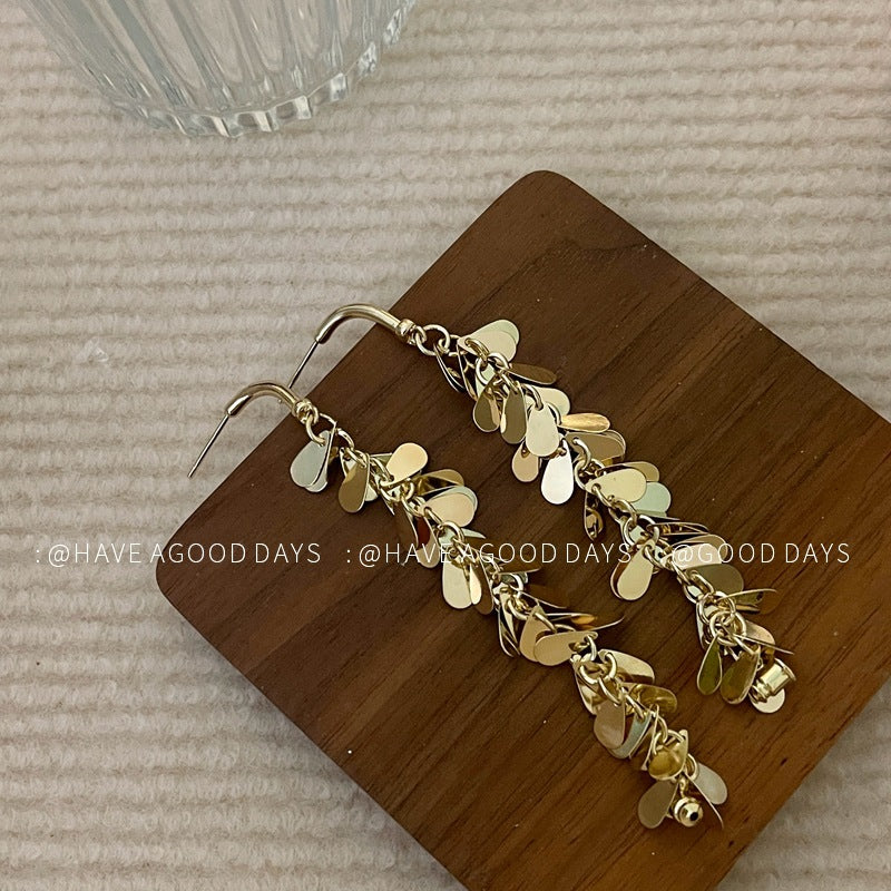Women's Fringed Thread Trendy Light Luxury Exquisite Earrings