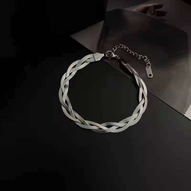 Women's Snake Bone Fashion Simple Color Matching Bracelets