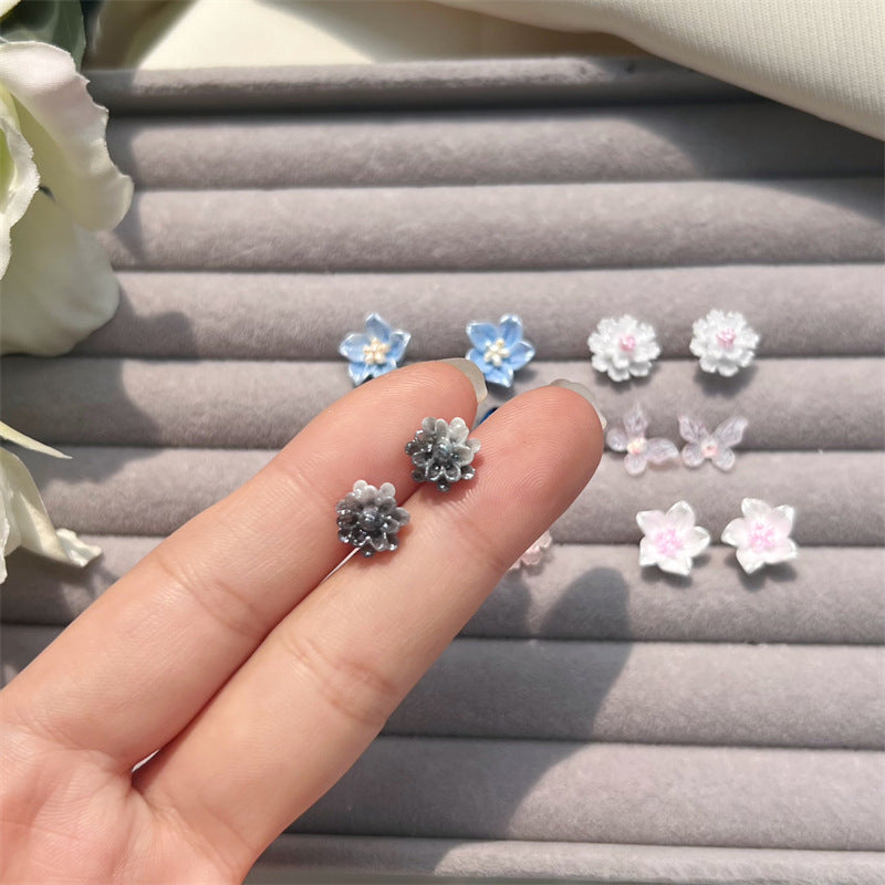 Flower Sweet Flowers Butterfly Fairy Temperamental Versatile Earrings