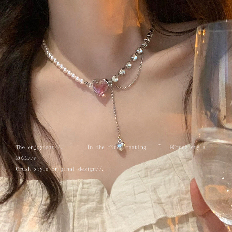 Chain Female Hot Pearl Design Light Pendants
