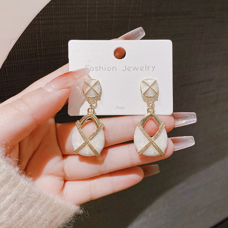 Oil Geometric Middle Ancient High Sense Earrings
