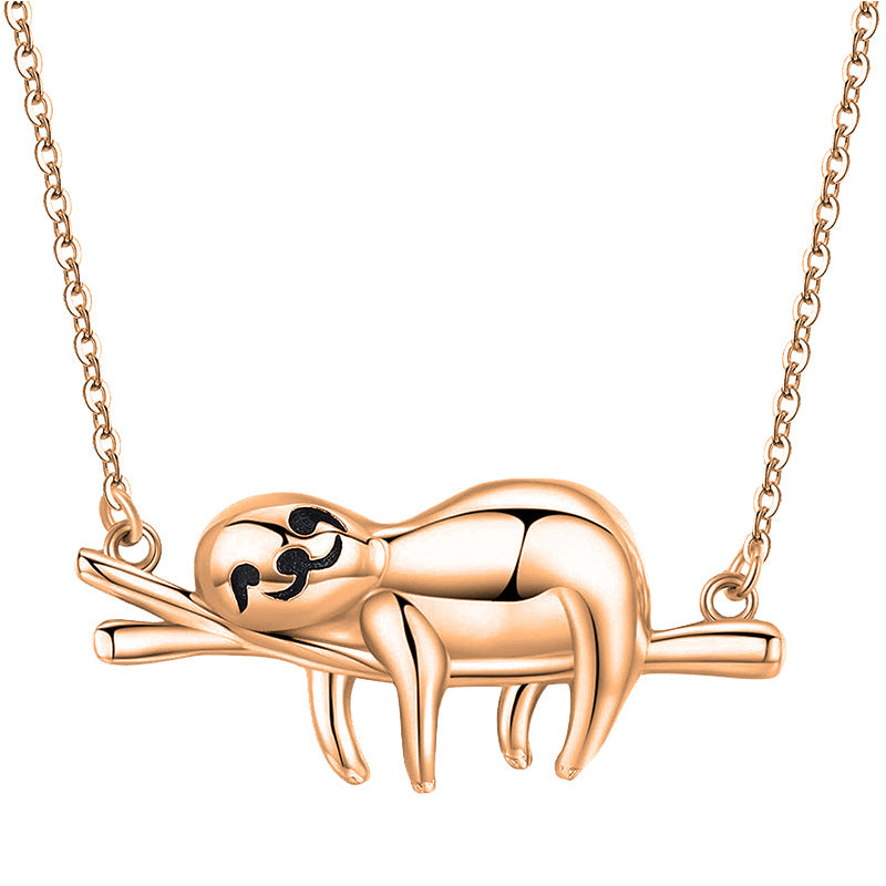Women's & Children's Cute Cartoon Sloth In Stock Simple Necklaces