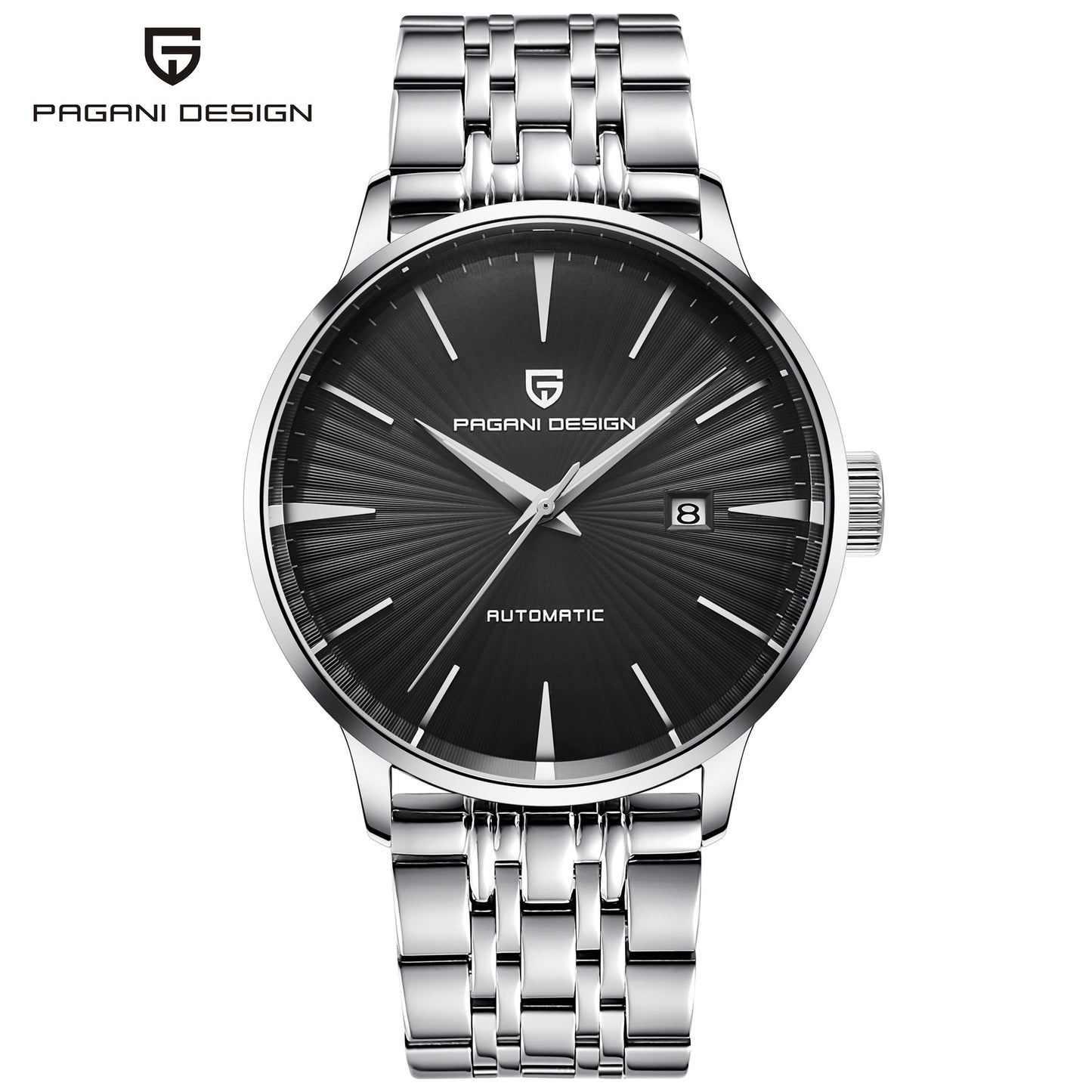 Men's Pin Buckle Spiral Watch Crown Transparent Mechanical Watches