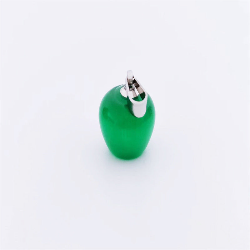 Cat Eye Little Apple Korean Fashion Simple Christmas Pendants