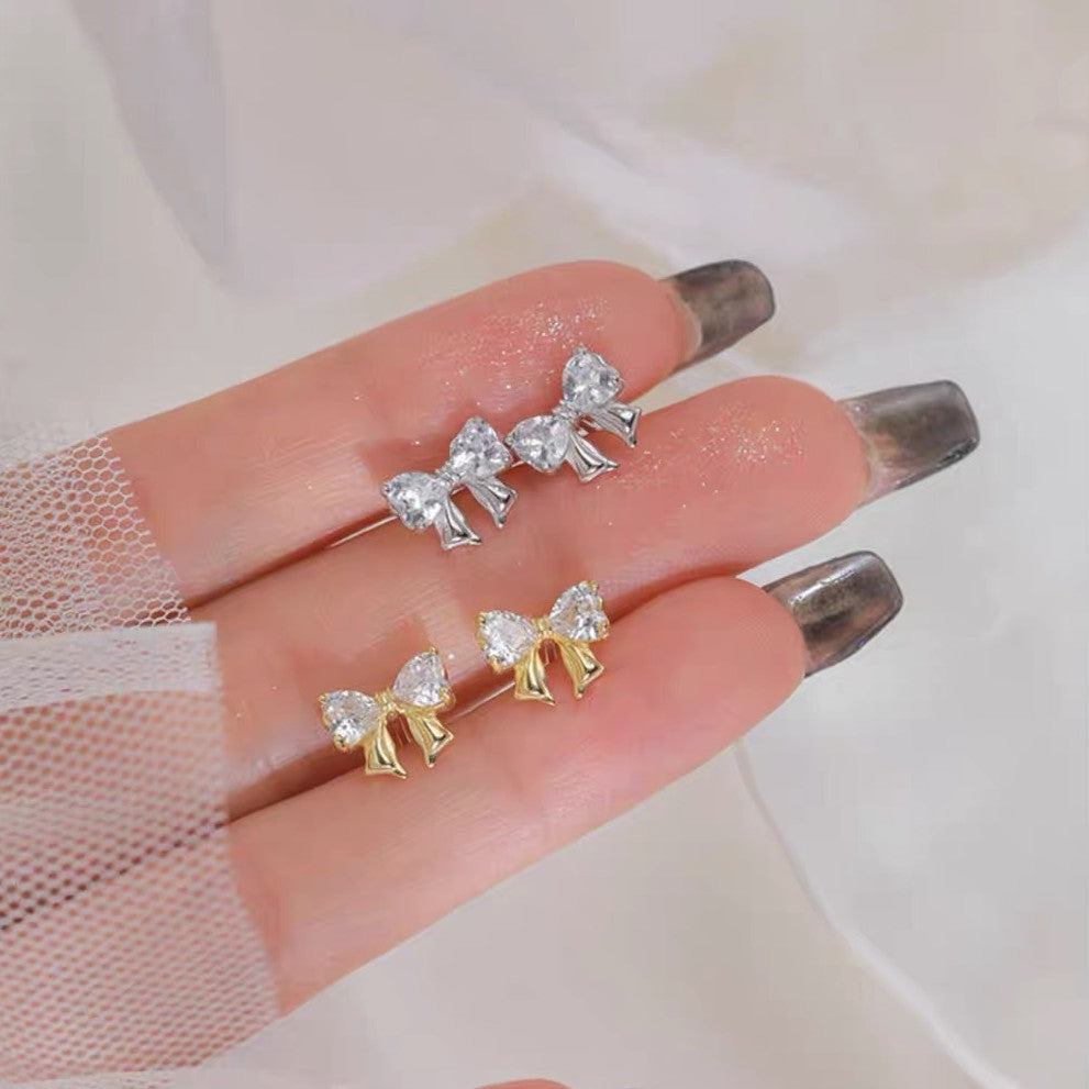 For Small Zircon Light Luxury High-grade Earrings