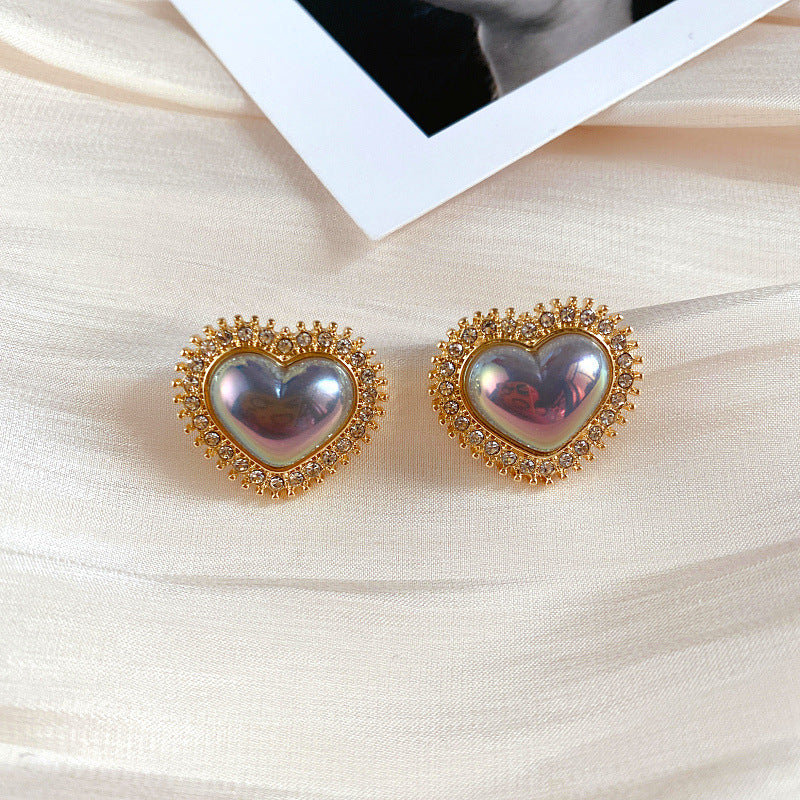 Lux Exquisite Simple Graceful Full Diamond Earrings