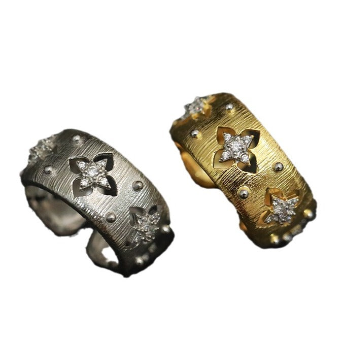 Clover Female National Temperament Special Interest Light Rings